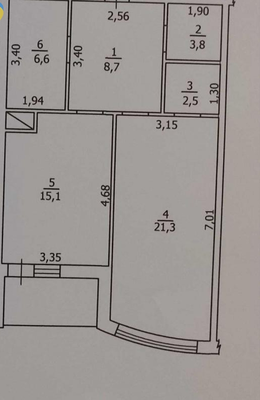 продажа двухкомнатной квартиры номер A-173973 в Приморском районе, фото номер 9